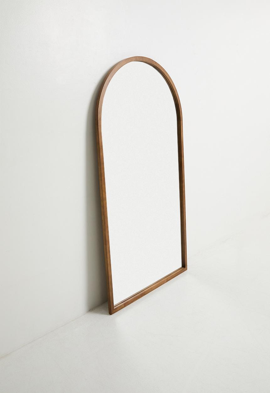 Sixth Floor - Wooden Arch Large Full Length Mirror - Natural