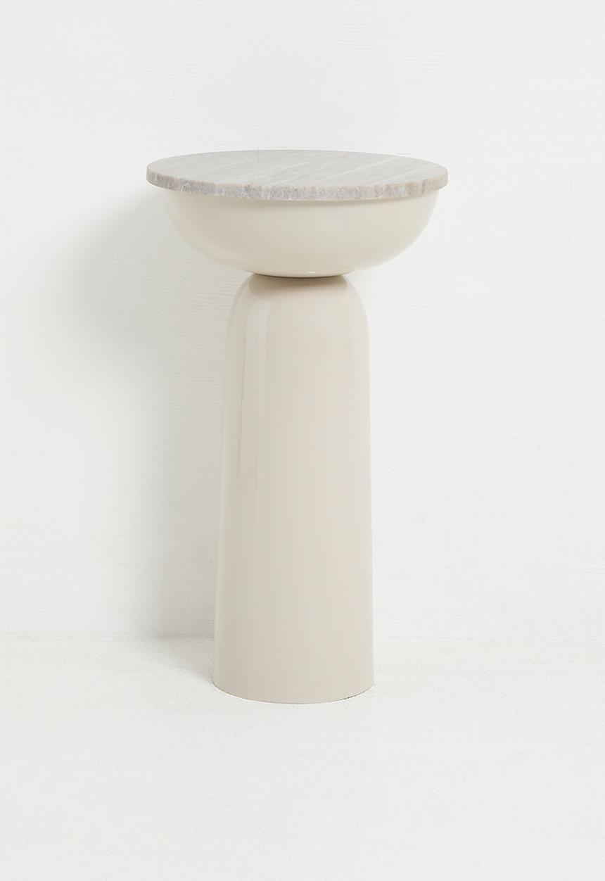 Sixth Floor - Gigi side table - beige marble
