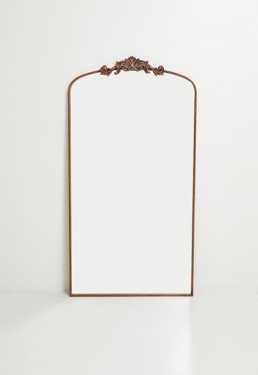 Sixth Floor - Full Length Metal Antique Mirror - Natural