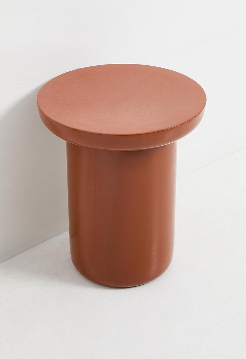 Sixth Floor - Poppy side table - rust