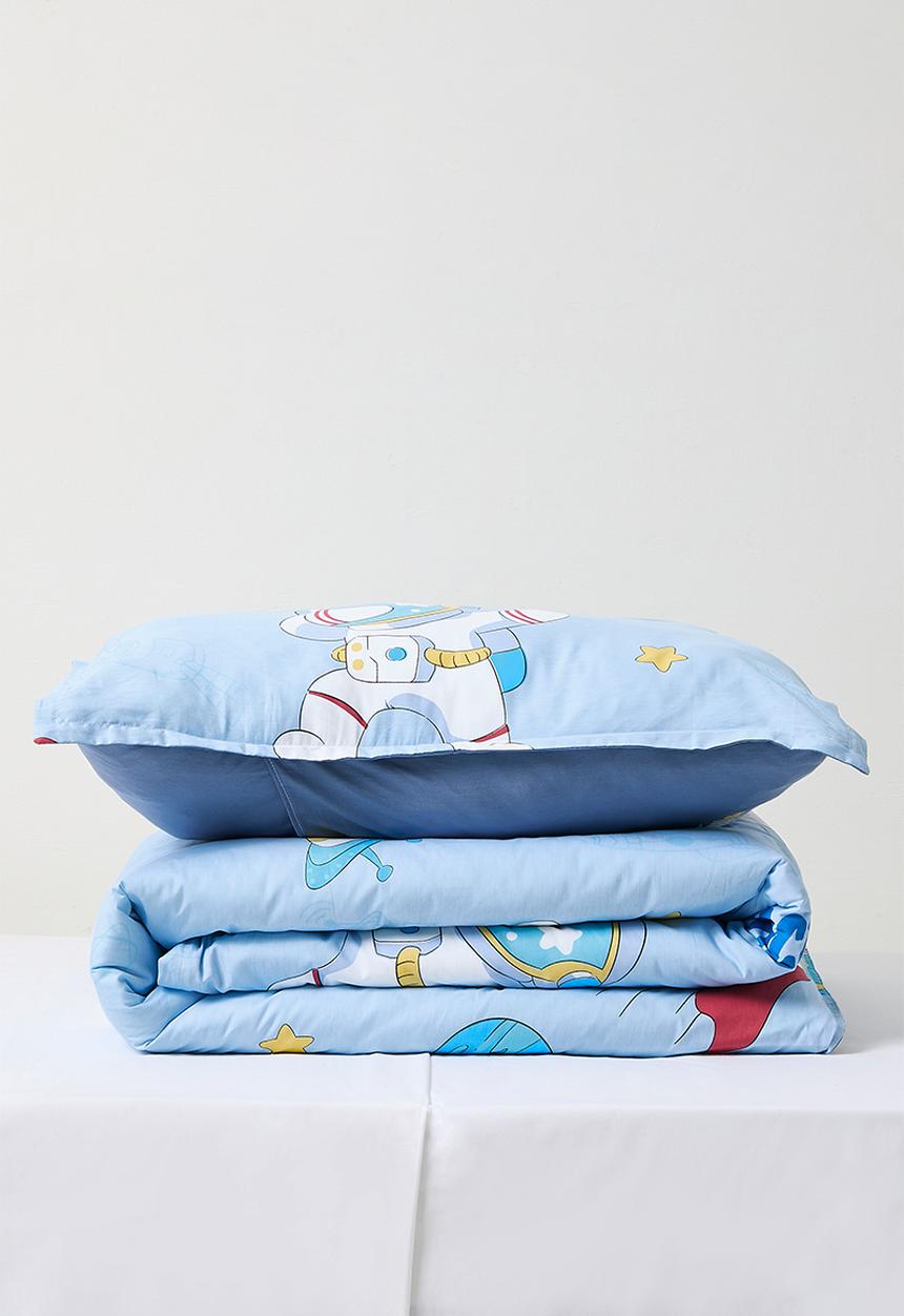 Pop Candy - Astro themed duvet cover set - light blue