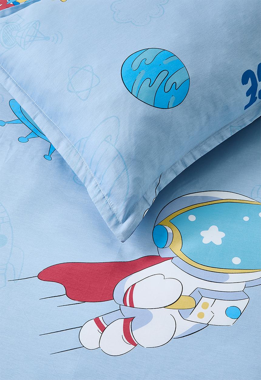 Pop Candy - Astro themed duvet cover set - light blue