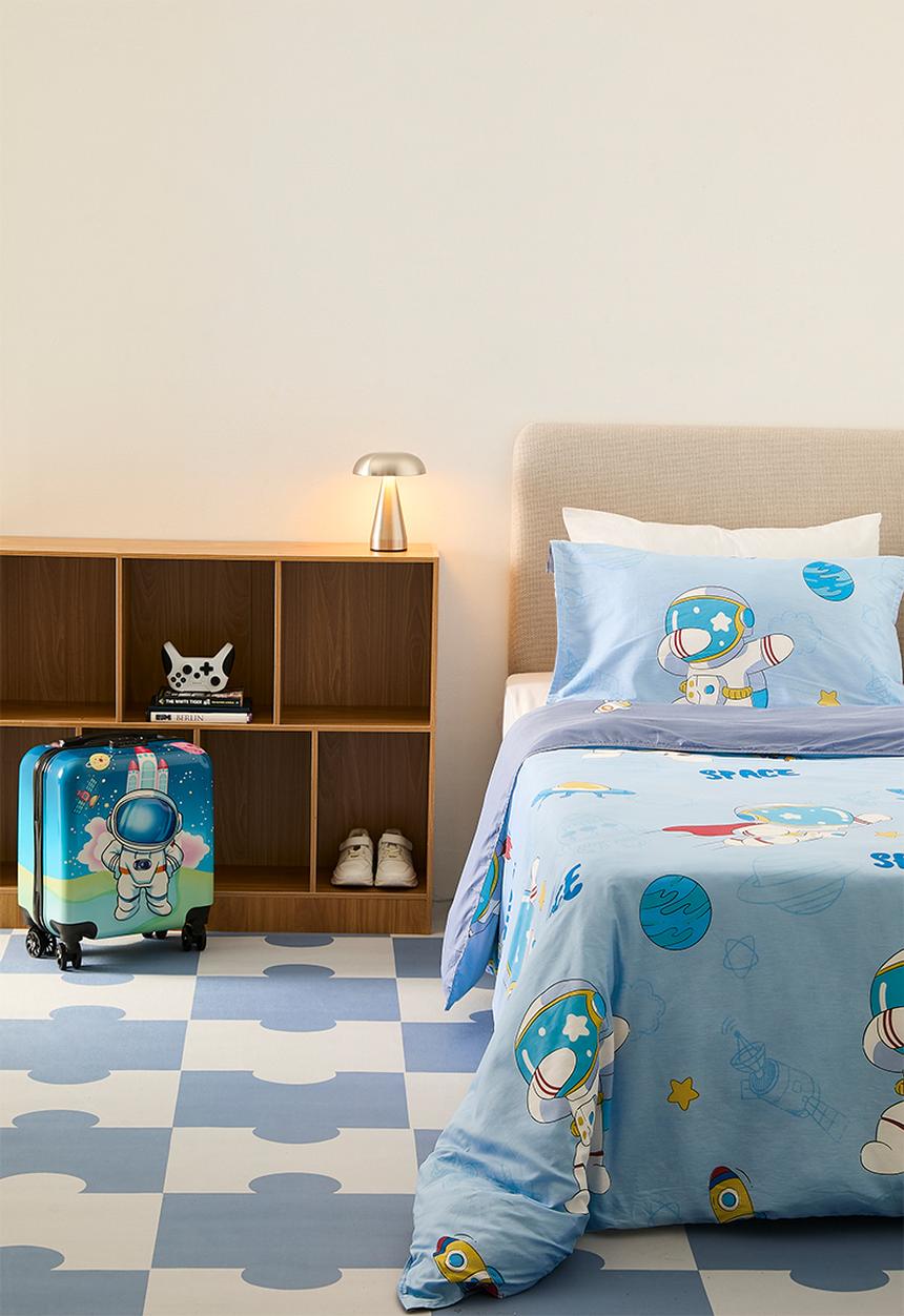 Pop Candy - Astro themed duvet cover set - light blue