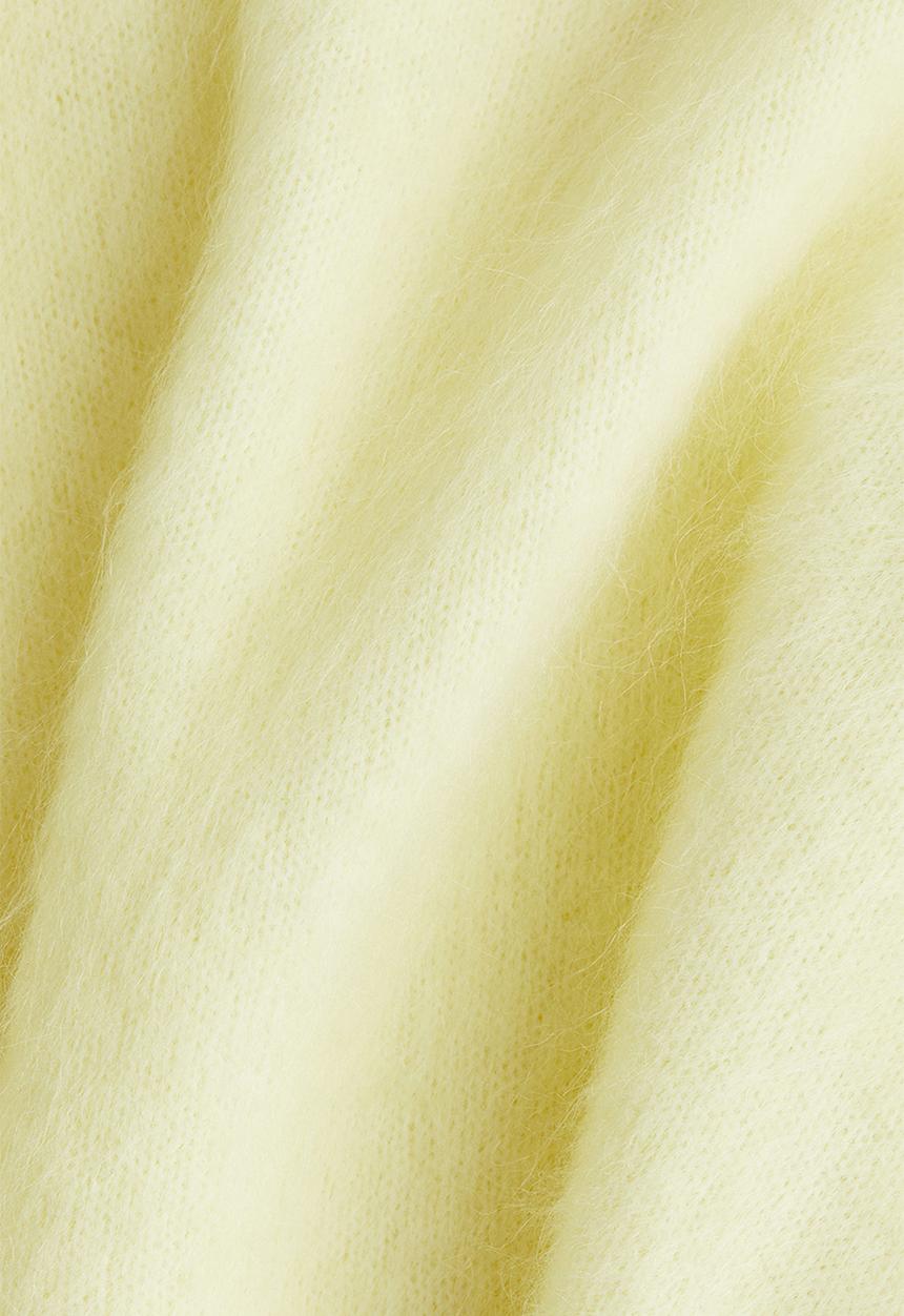 H&M - Oversized mohair-blend jumper - light yellow