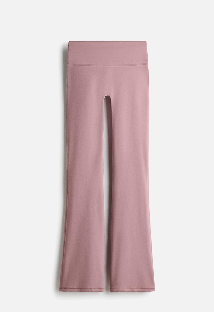 H&M - Flared sports leggings with softmove? - antique rose