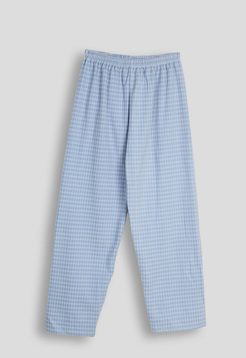 Pop Candy - Collared tee & pants pj set - sage green