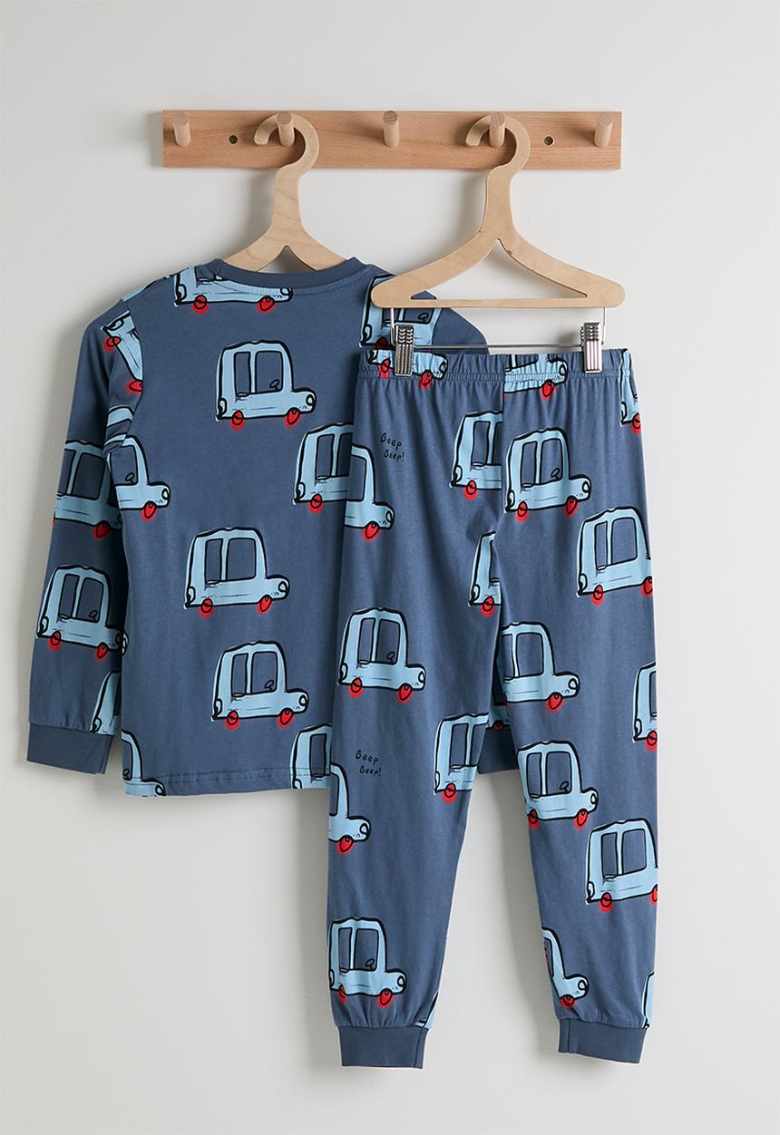 Pop Candy - Pj set - bahama blue/car aop