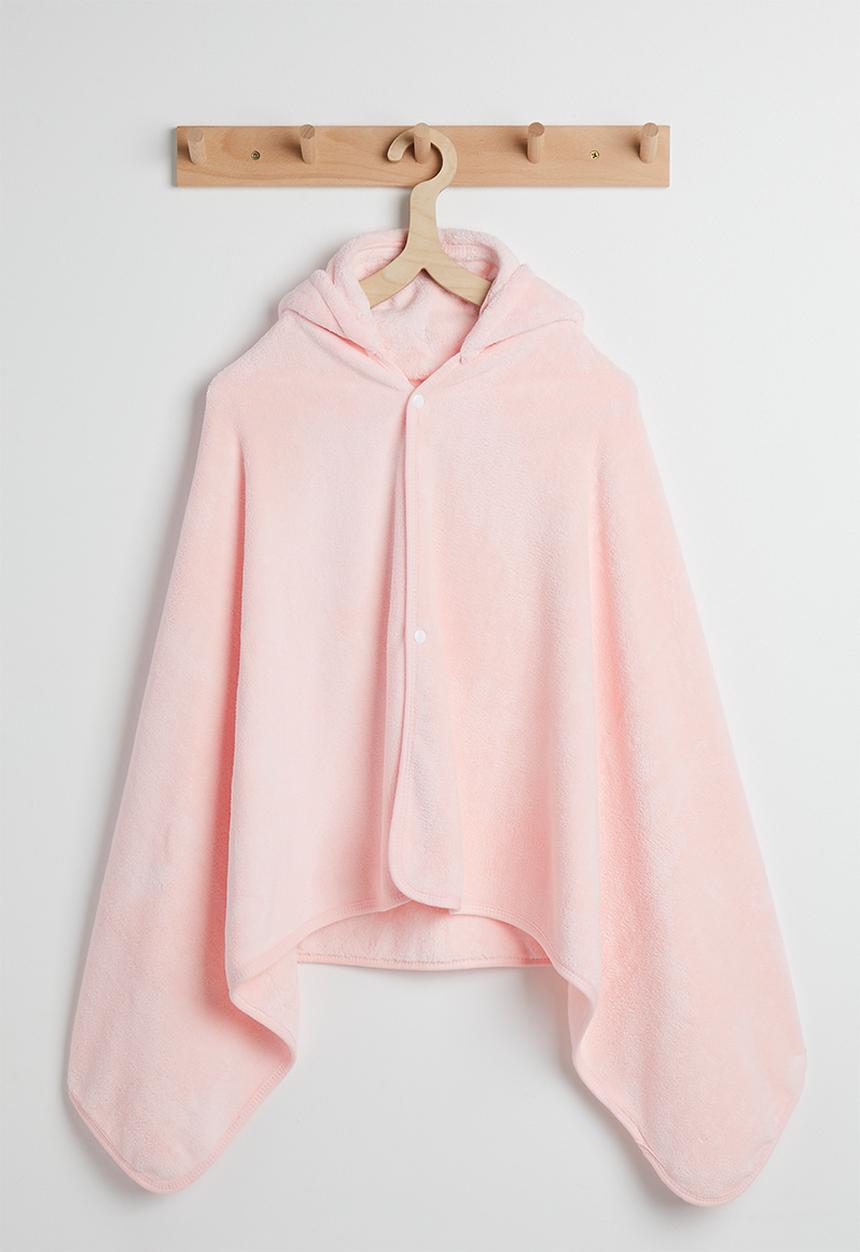 Pop Candy - Bunny hooded towel - light pink