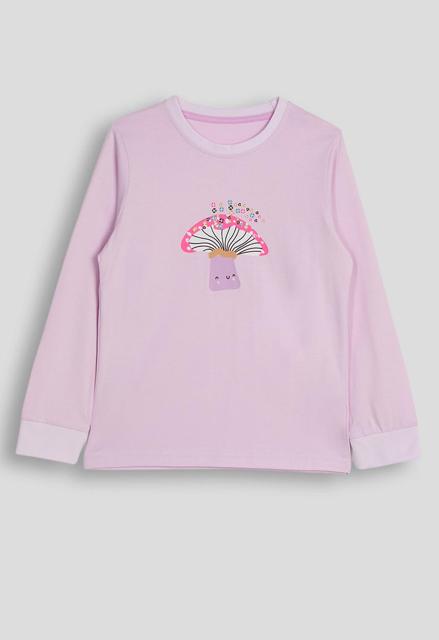 Pop Candy - Mushroom placement & aop pj set - pink