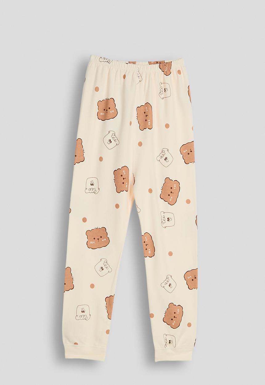 Pop Candy - Pj set - cream/bear multi
