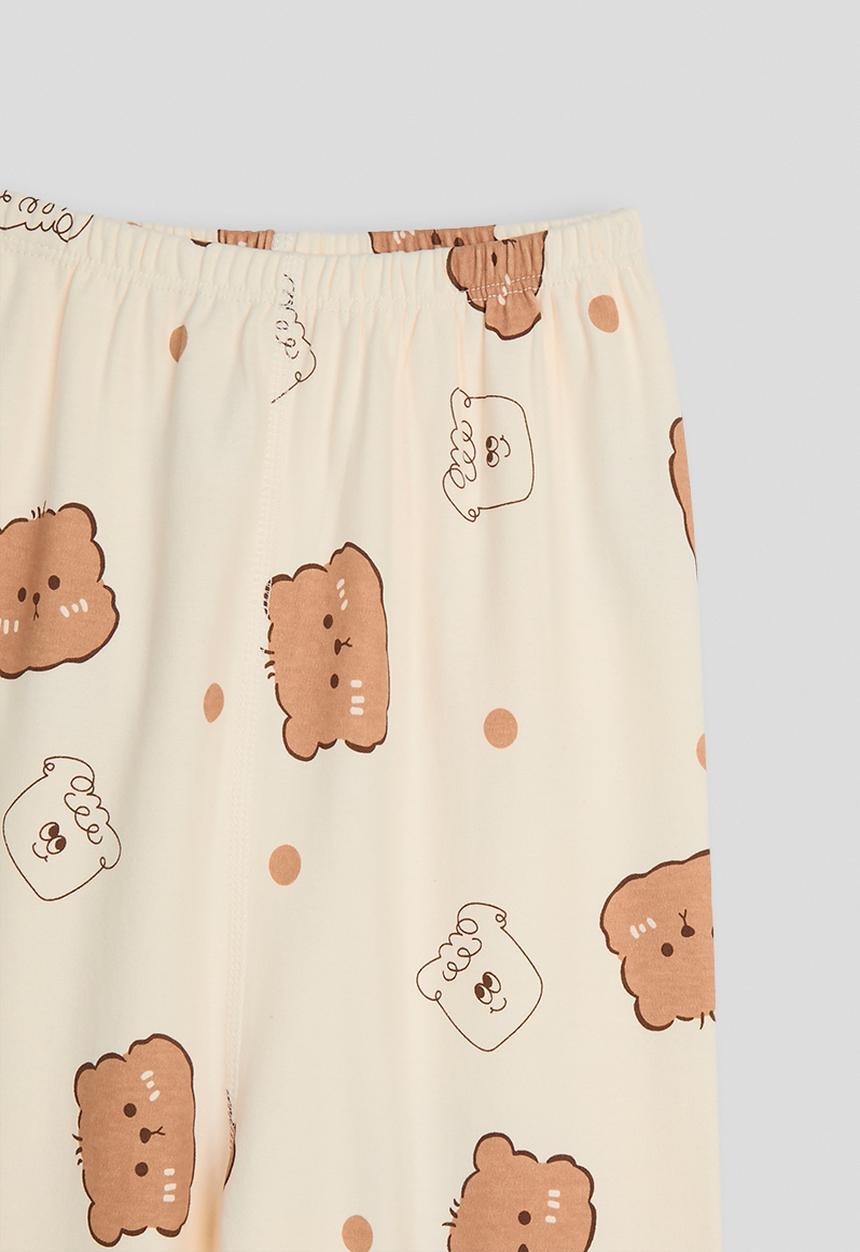 Pop Candy - Pj set - cream/bear multi