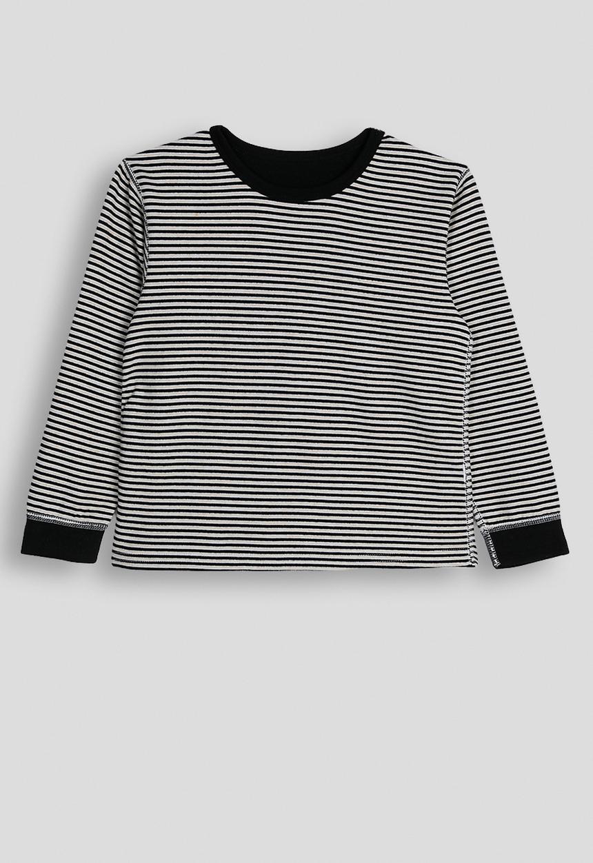 Pop Candy - Striped pj set - black