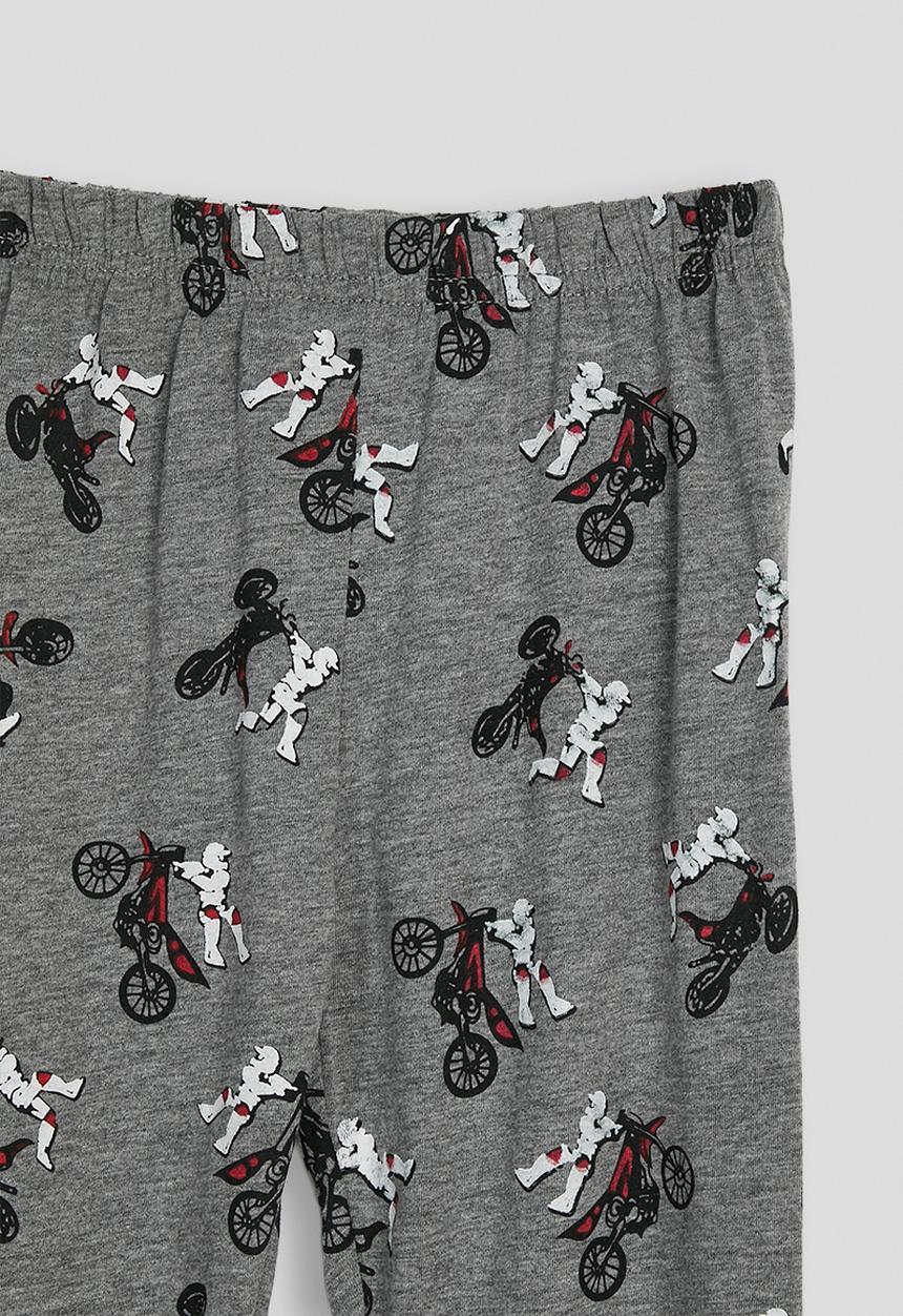 Pop Candy - Pj set - grey/bike aop