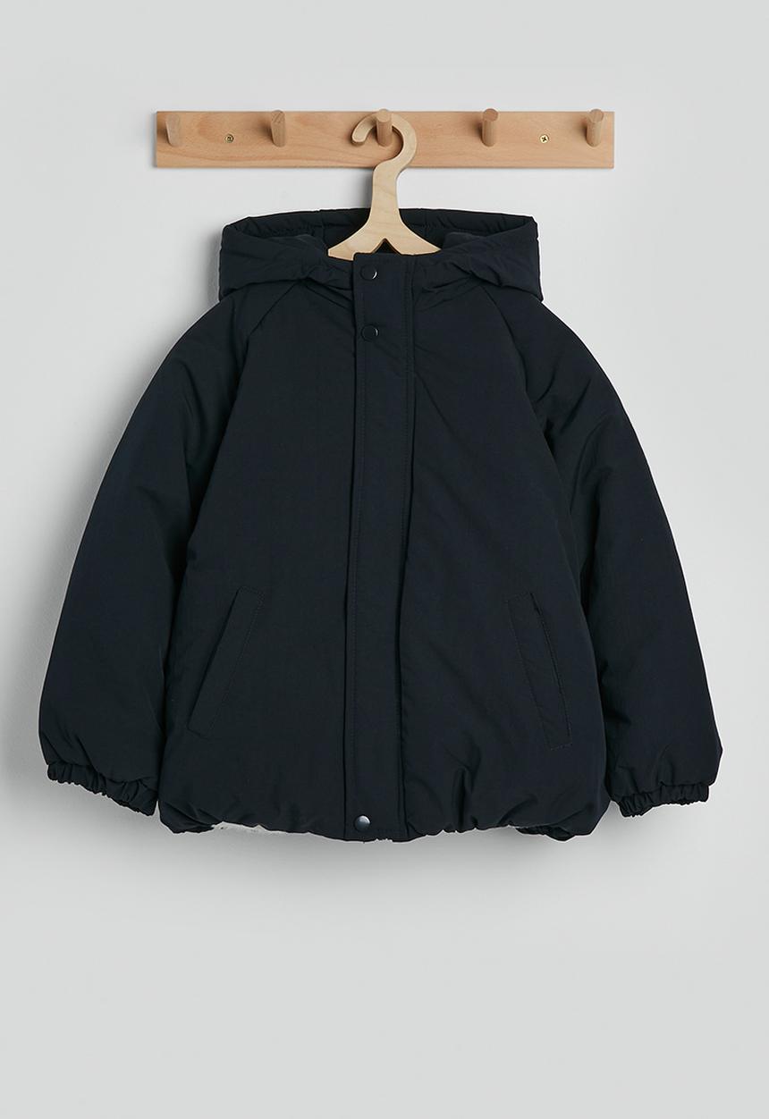 Pop Candy - Faux fur lined padded jacket - black