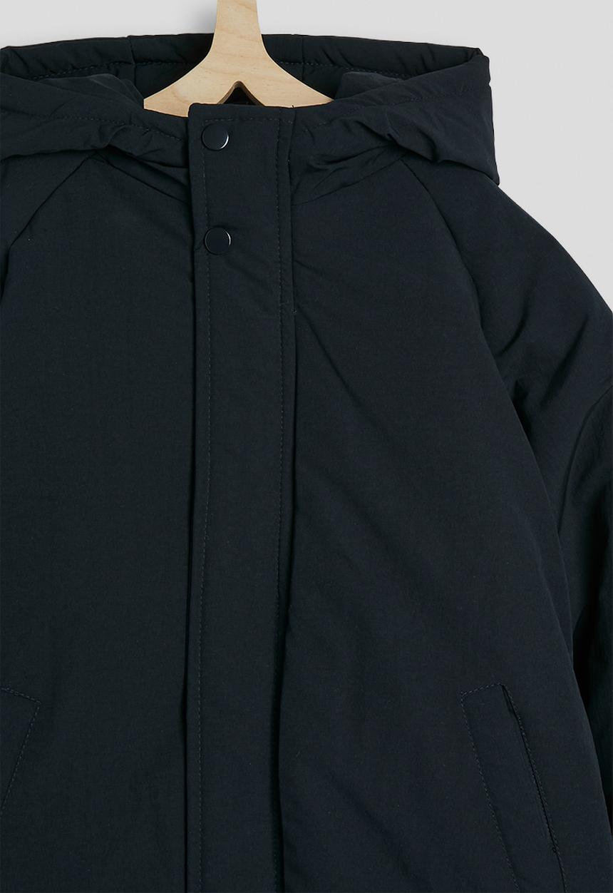 Pop Candy - Faux fur lined padded jacket - black