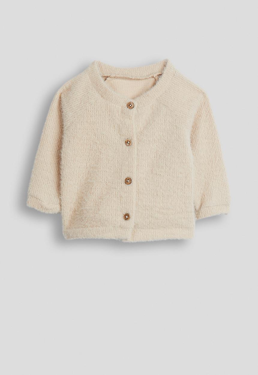 Pop Candy - Soft knit cardigan with tights - beige/multi