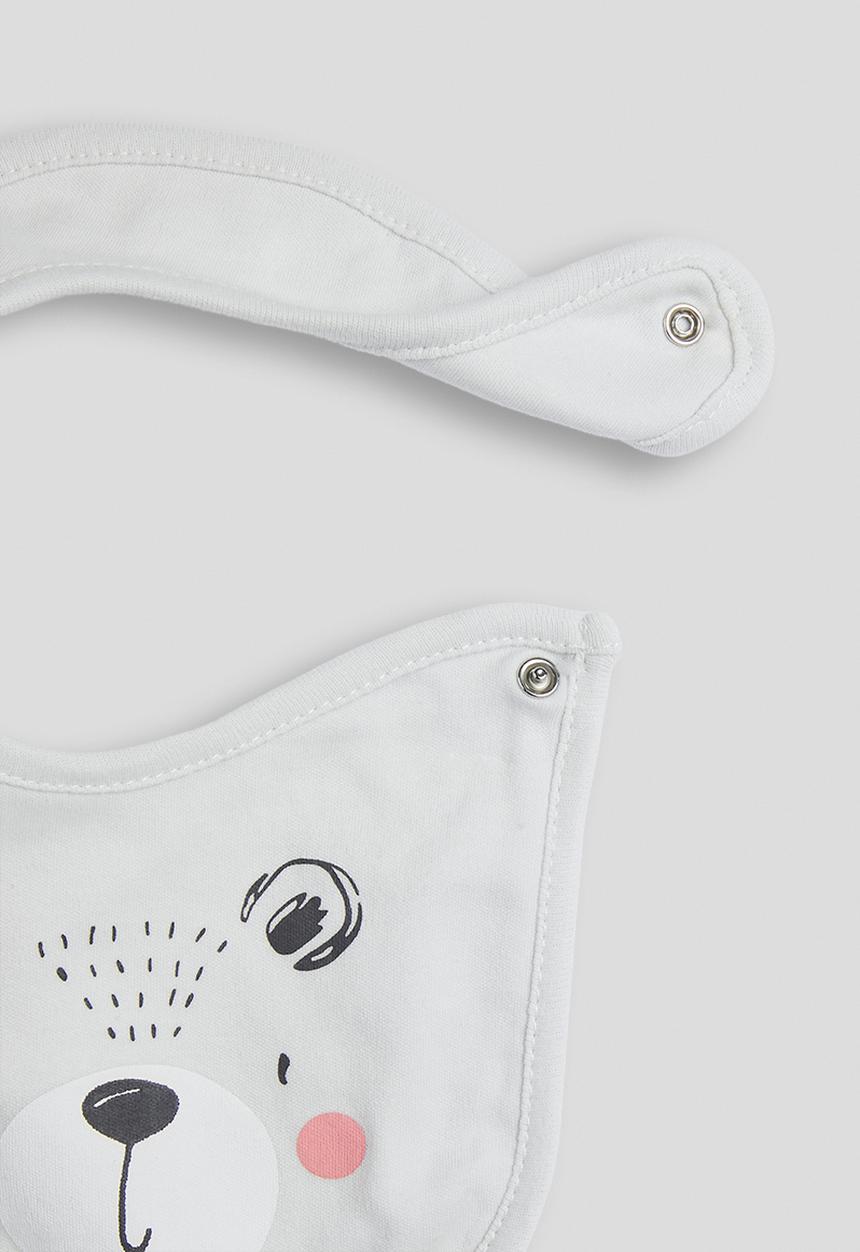 Pop Candy - Onesie and bib - off white/woodland animals