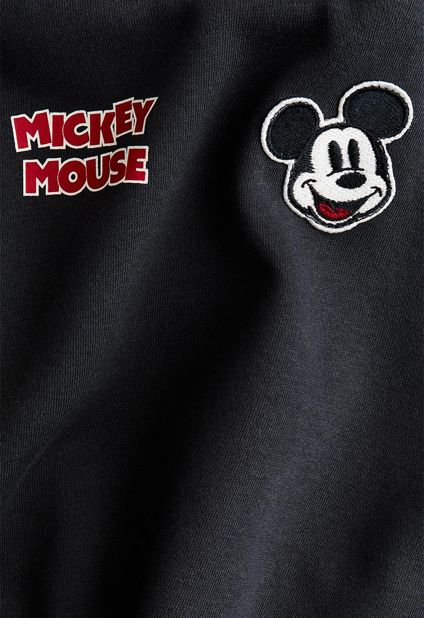 H&M - 2-piece sweatshirt set - dark grey/mickey mouse