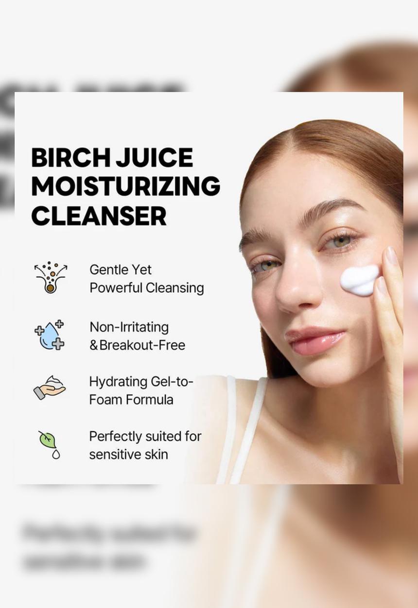Round Lab - Birch Juice Moisturizing Cleanser - 150ml