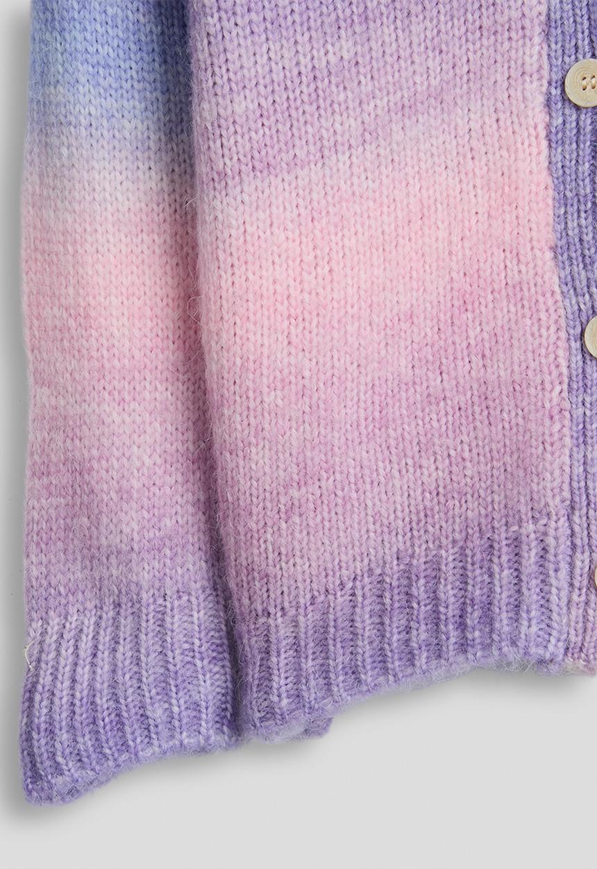 Pop Candy - Knit v-neck cardigan - pastel gradient