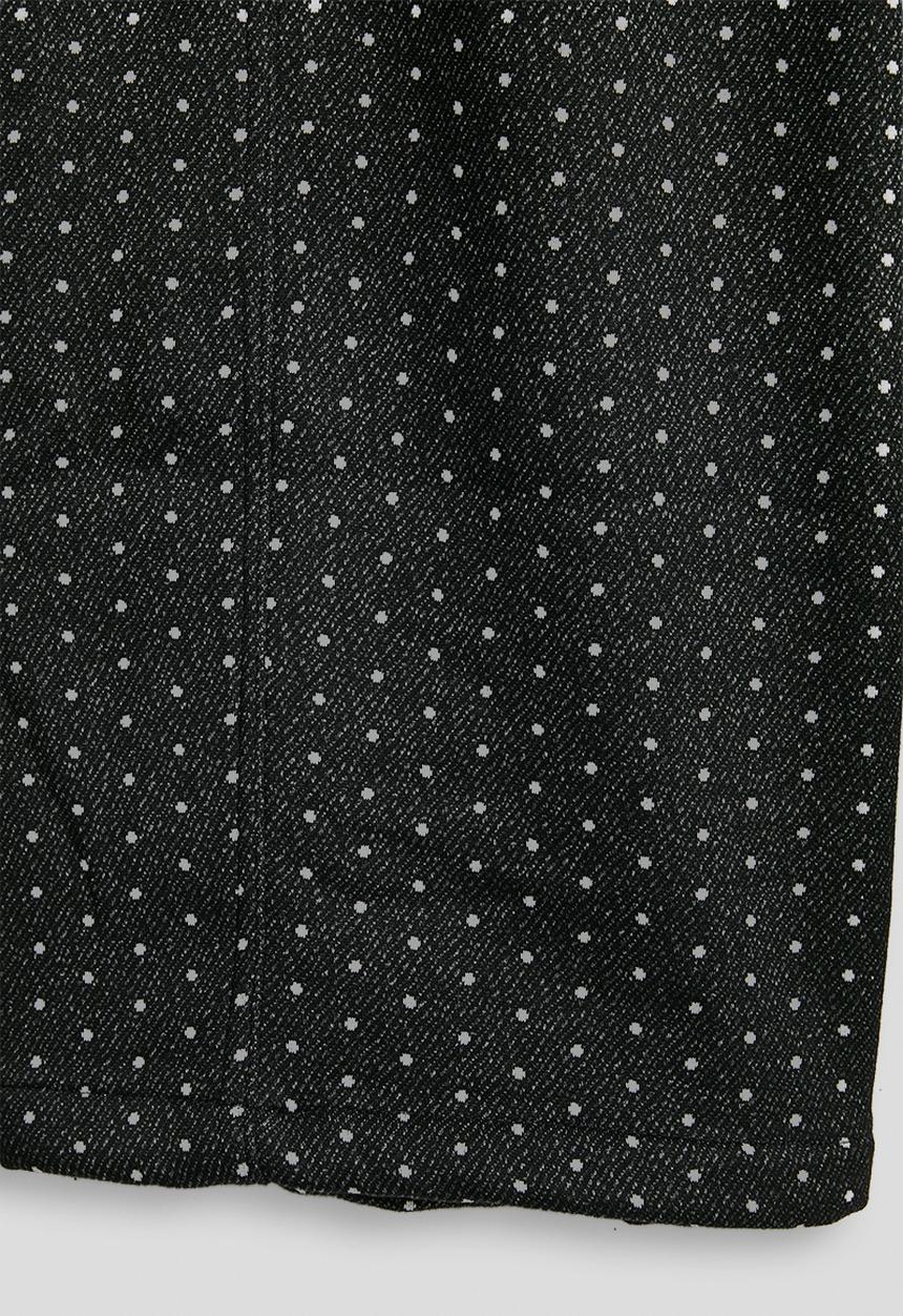 Pop Candy - Polka printed wide leg pants - black