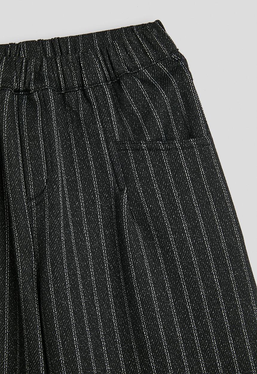Pop Candy - Wide leg pants - black/stripes