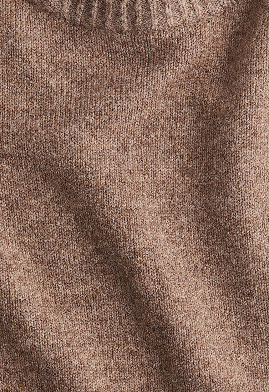 H&M - Short-sleeved jumper - dark beige