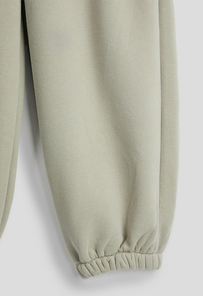 Pop Candy - Dart detailed joggers - sage green