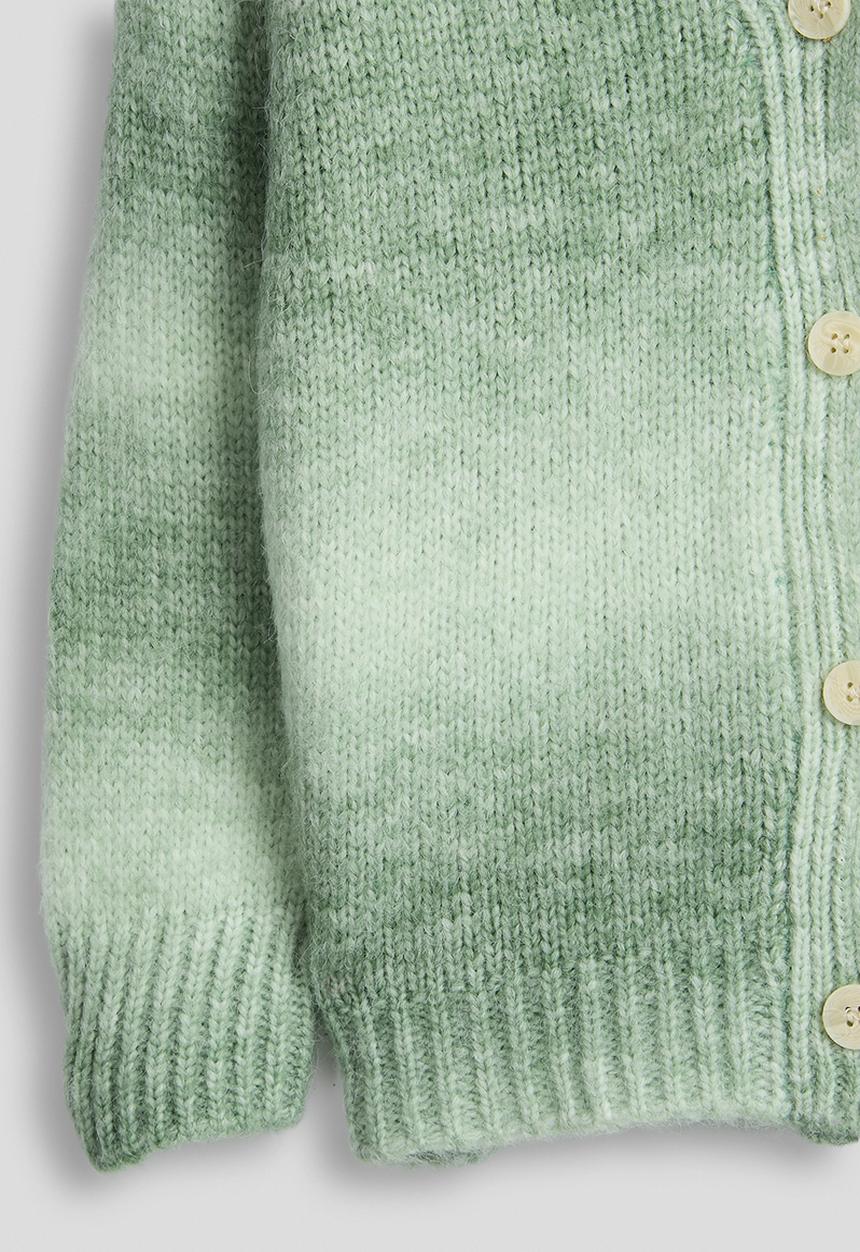 Pop Candy - Knit v-neck cardigan - pastel green gradient