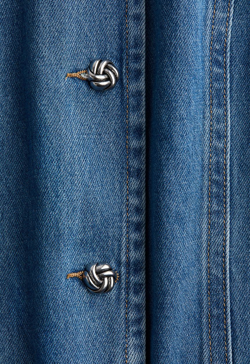 H&M - Denim waistcoat - denim blue
