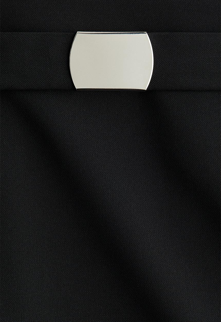 H&M - Belted mini skirt - black