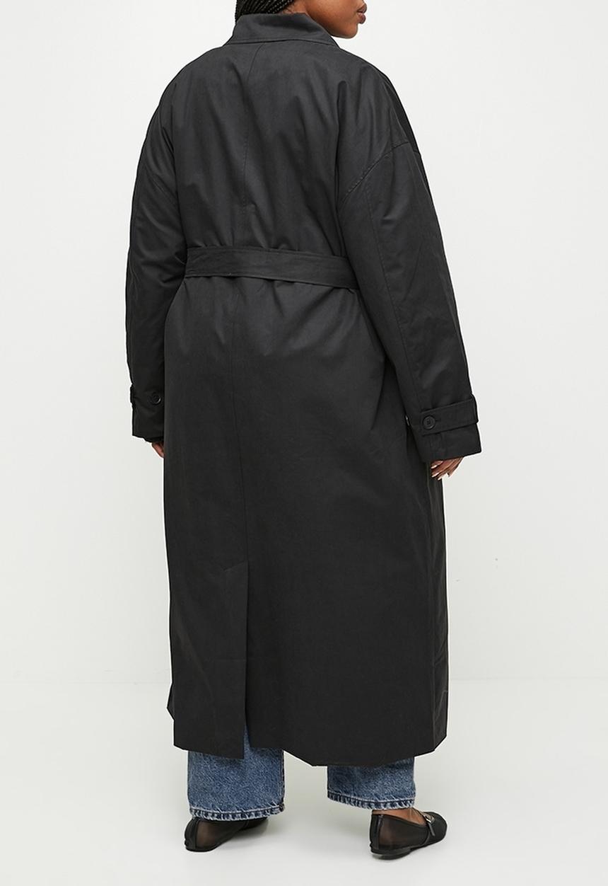 Cotton On - Plus ellie trench coat - black