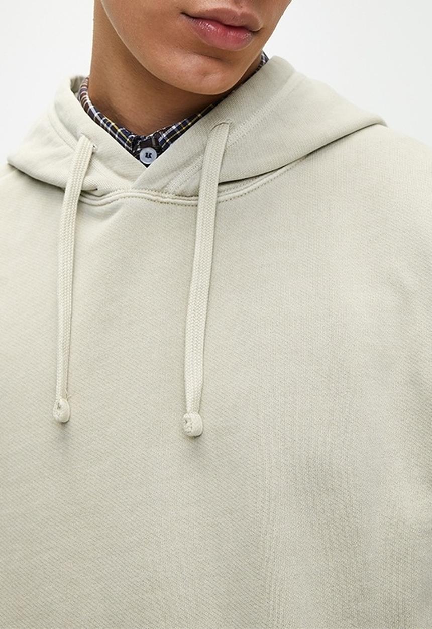 Superdry. - Contrast Stitch Relaxed Hoodie - Washed Pelican Beige