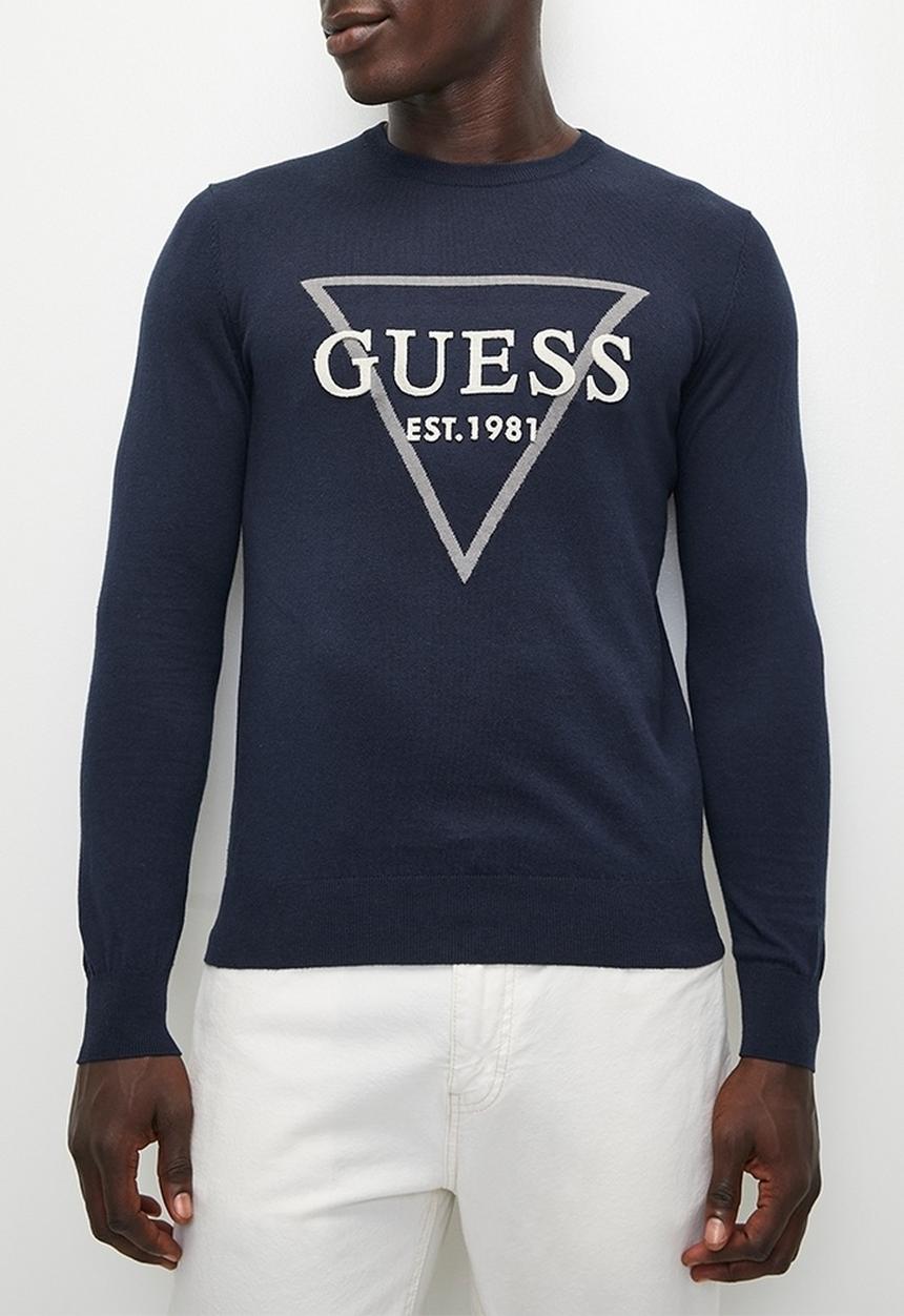 GUESS - Fabian vn logo swtr - smart blue