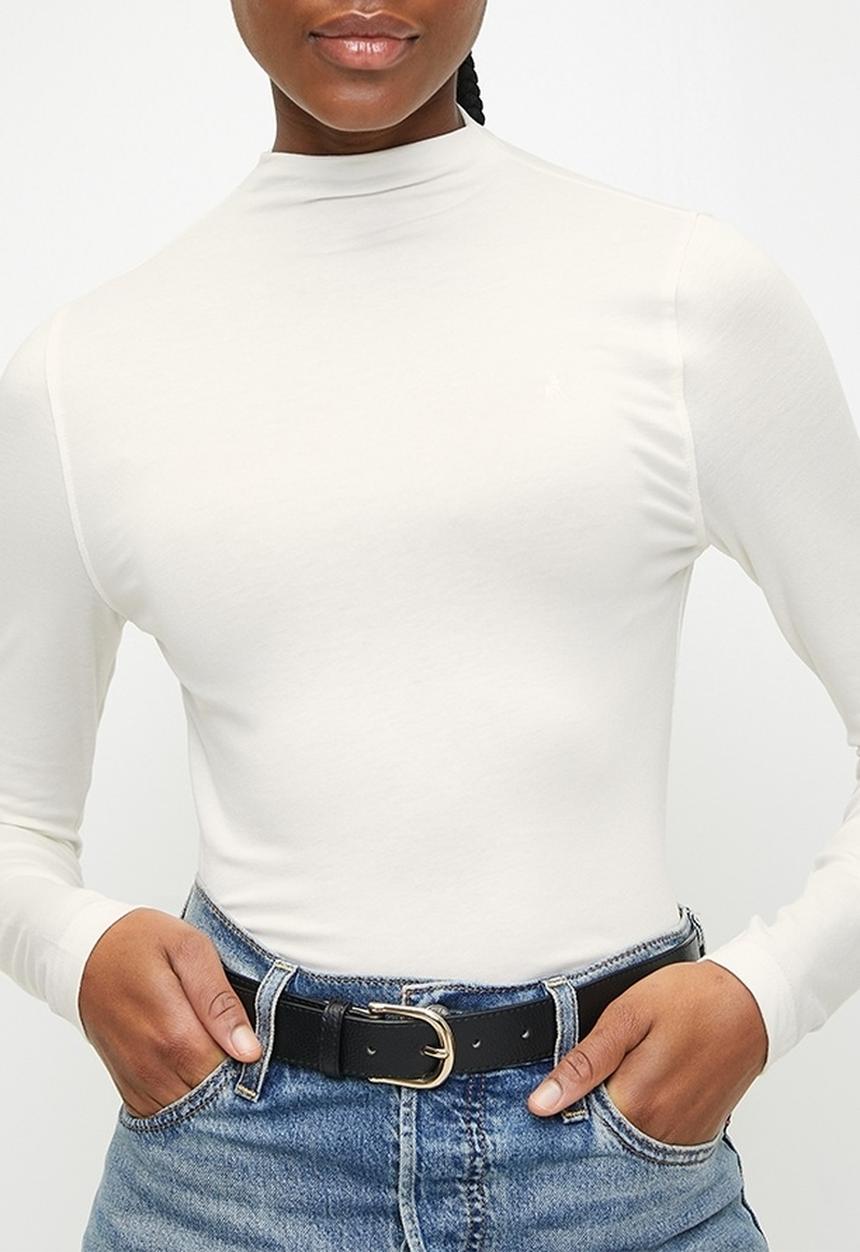 POLO - Wmn alice ls second skin - off white