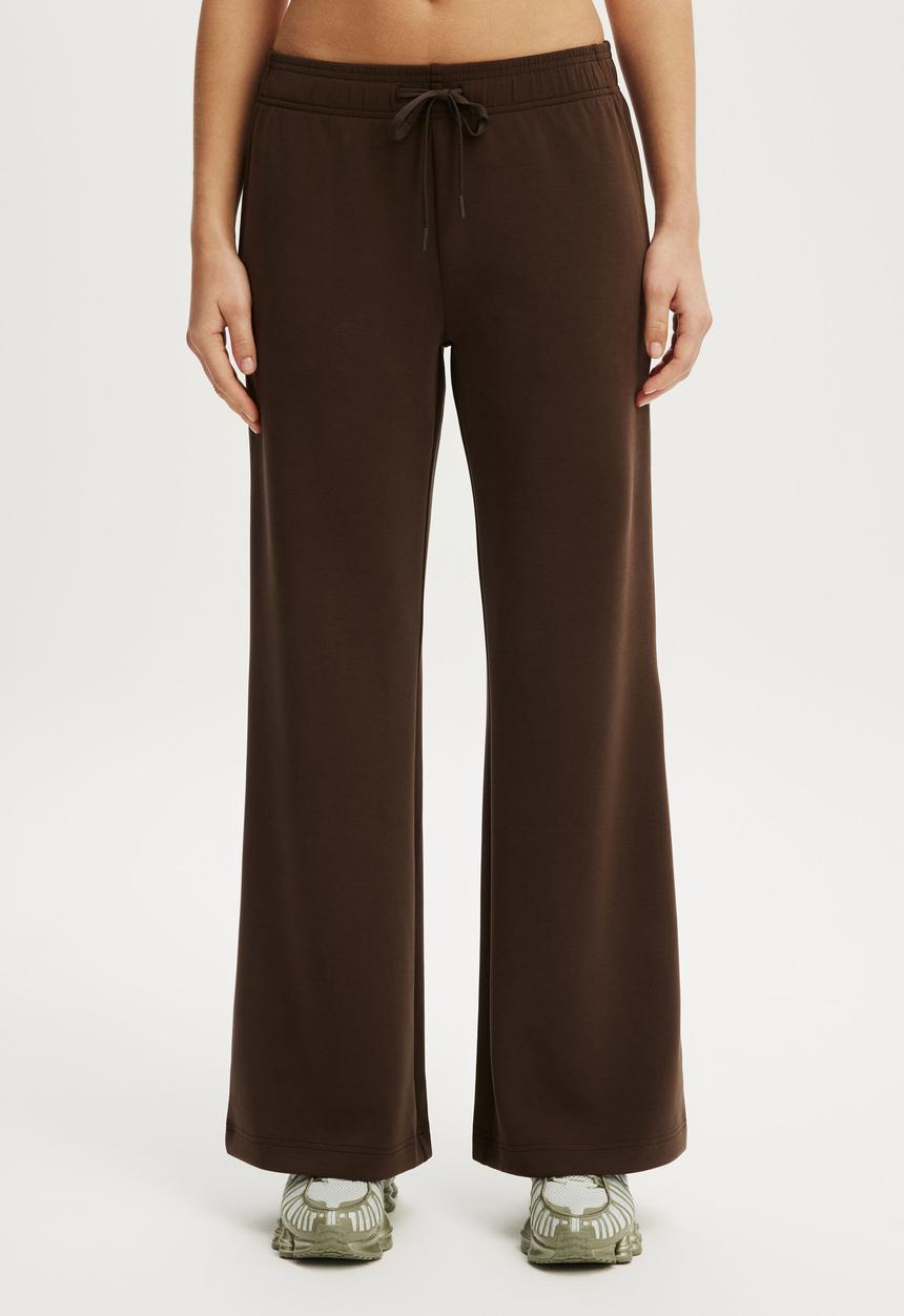 Cotton On - Ultimate Soft Wide Leg Pant - French Roast