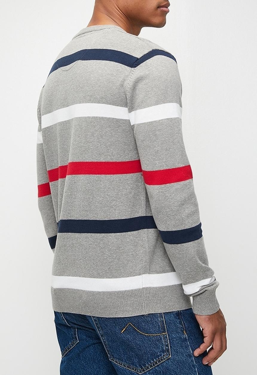 Brave Soul - Knitwear - Light Grey Marl