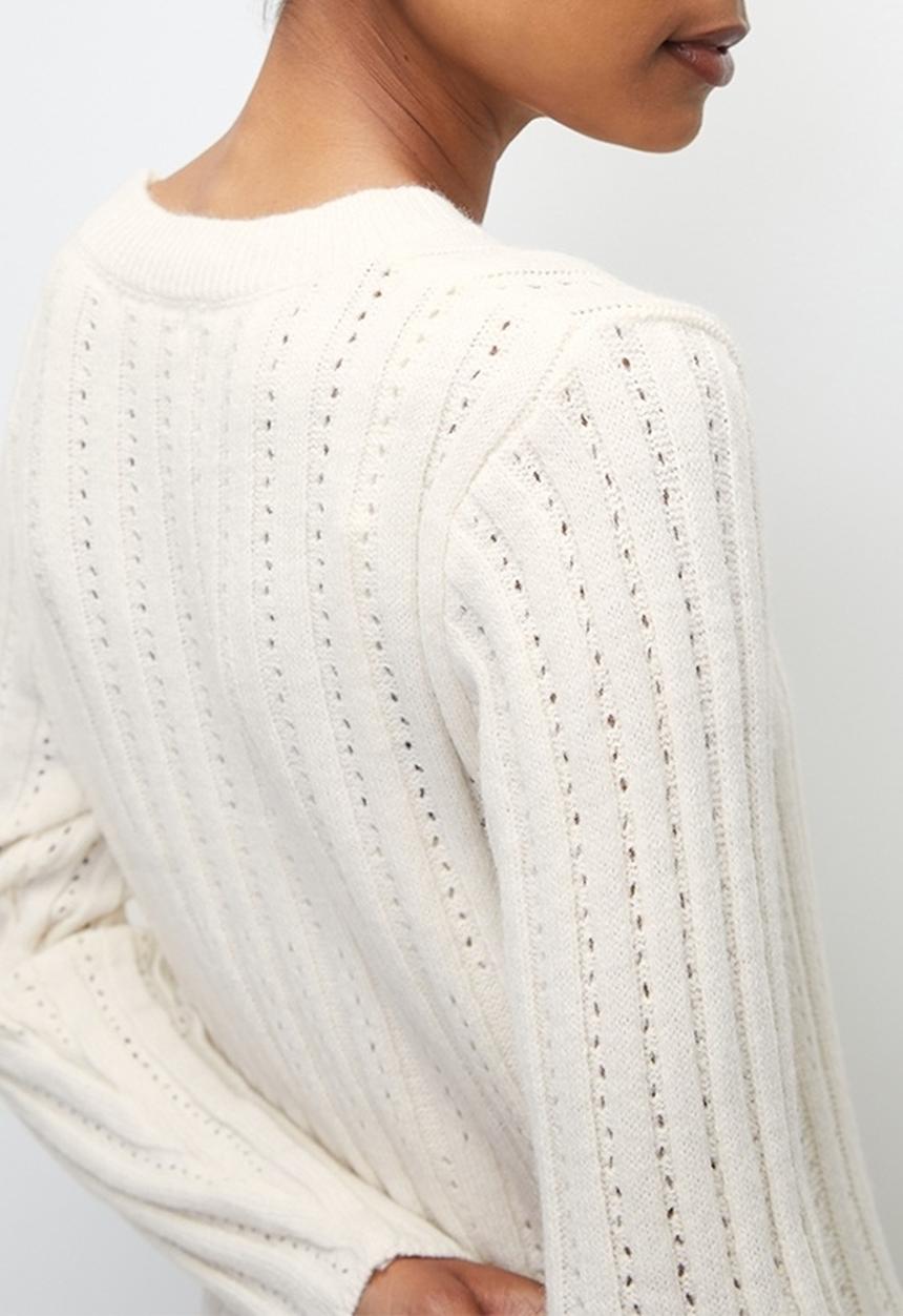 edit - Knitwear midi dress - cream
