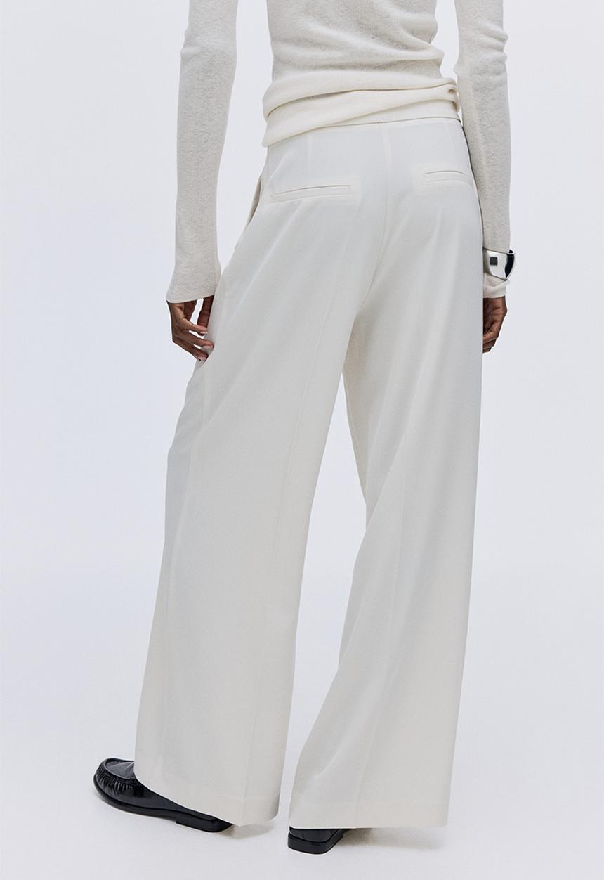 H&M - Wide trousers - white