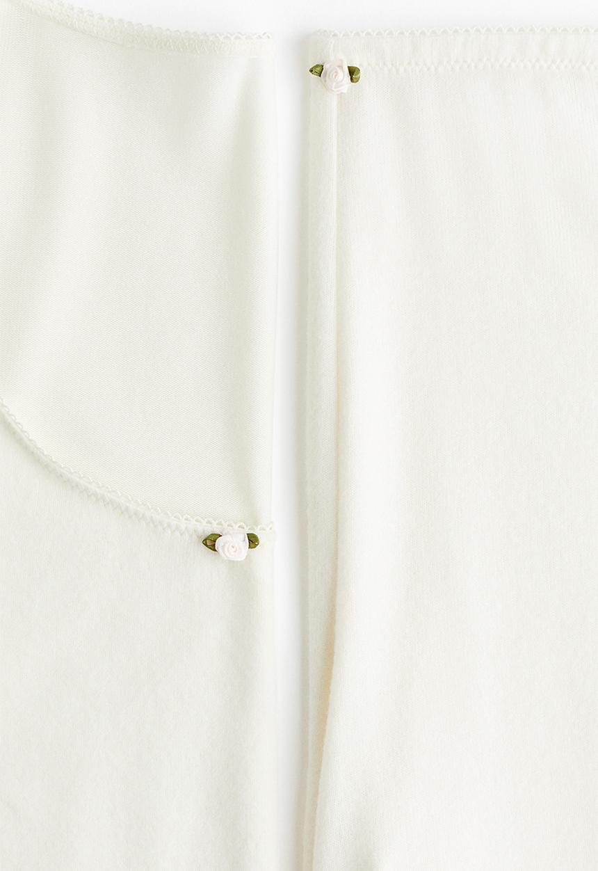 H&M - Brushed jersey pyjamas - cream
