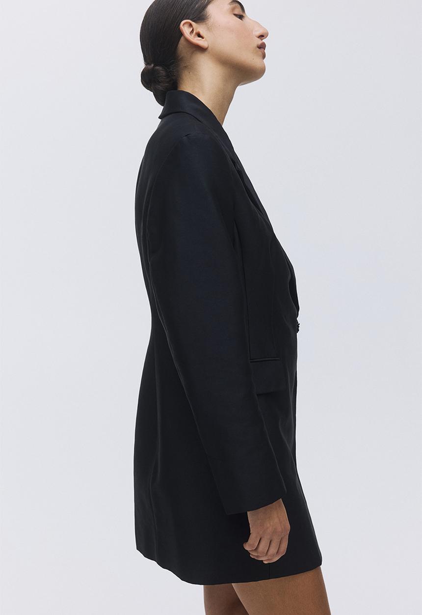 H&M - Double breasted blazer dress - black