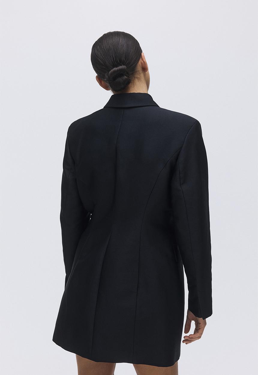 H&M - Double breasted blazer dress - black