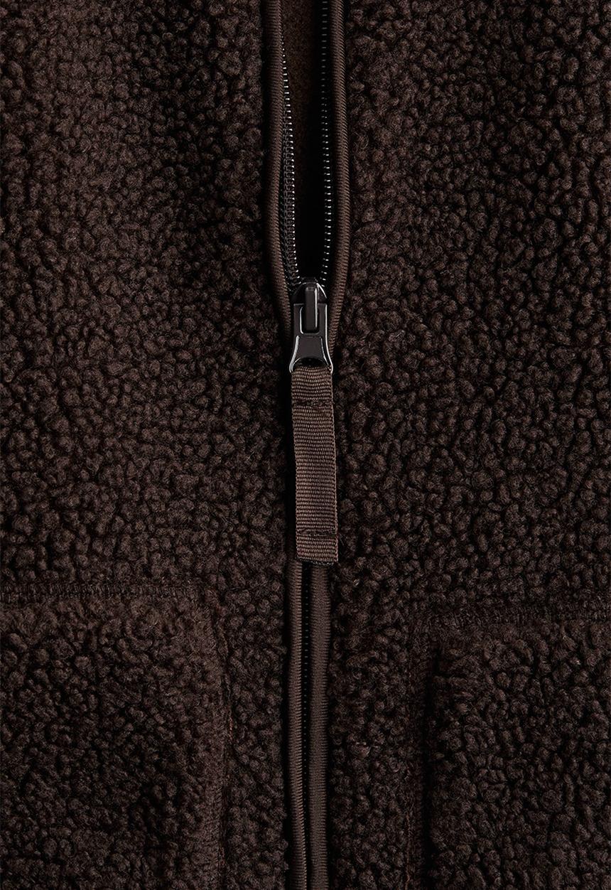 H&M - Teddy jacket - dark brown