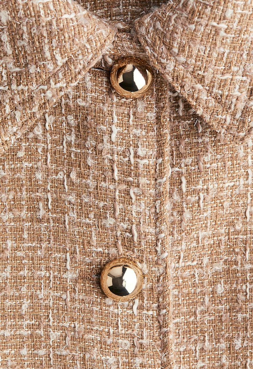 H&M - Textured jacket - beige