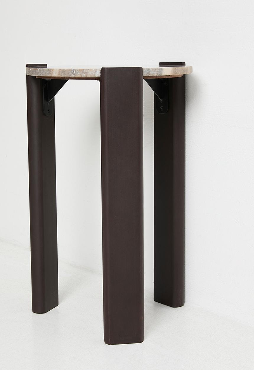 Sixth Floor - Oaklyn Side Table - Natural & Marble