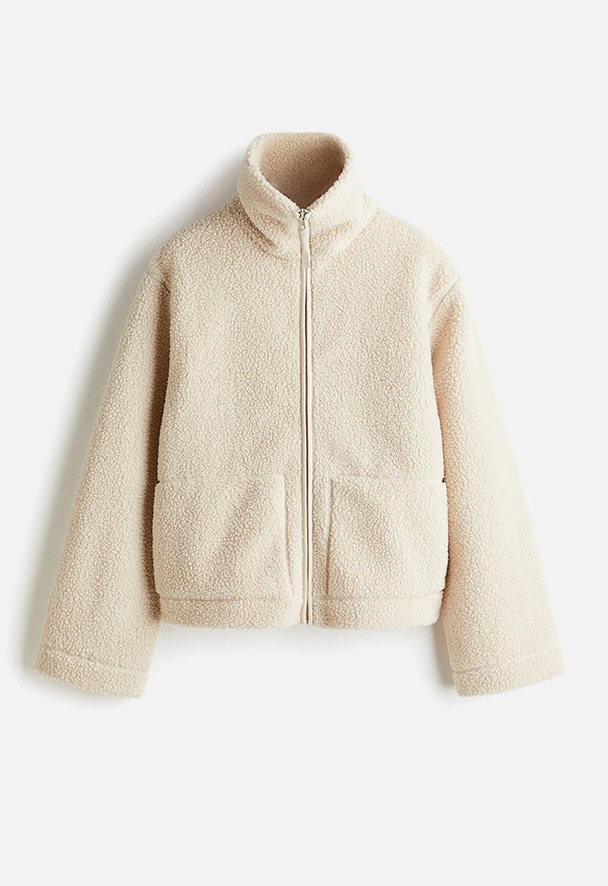 Teddy jacket - light beige - 1308677003.