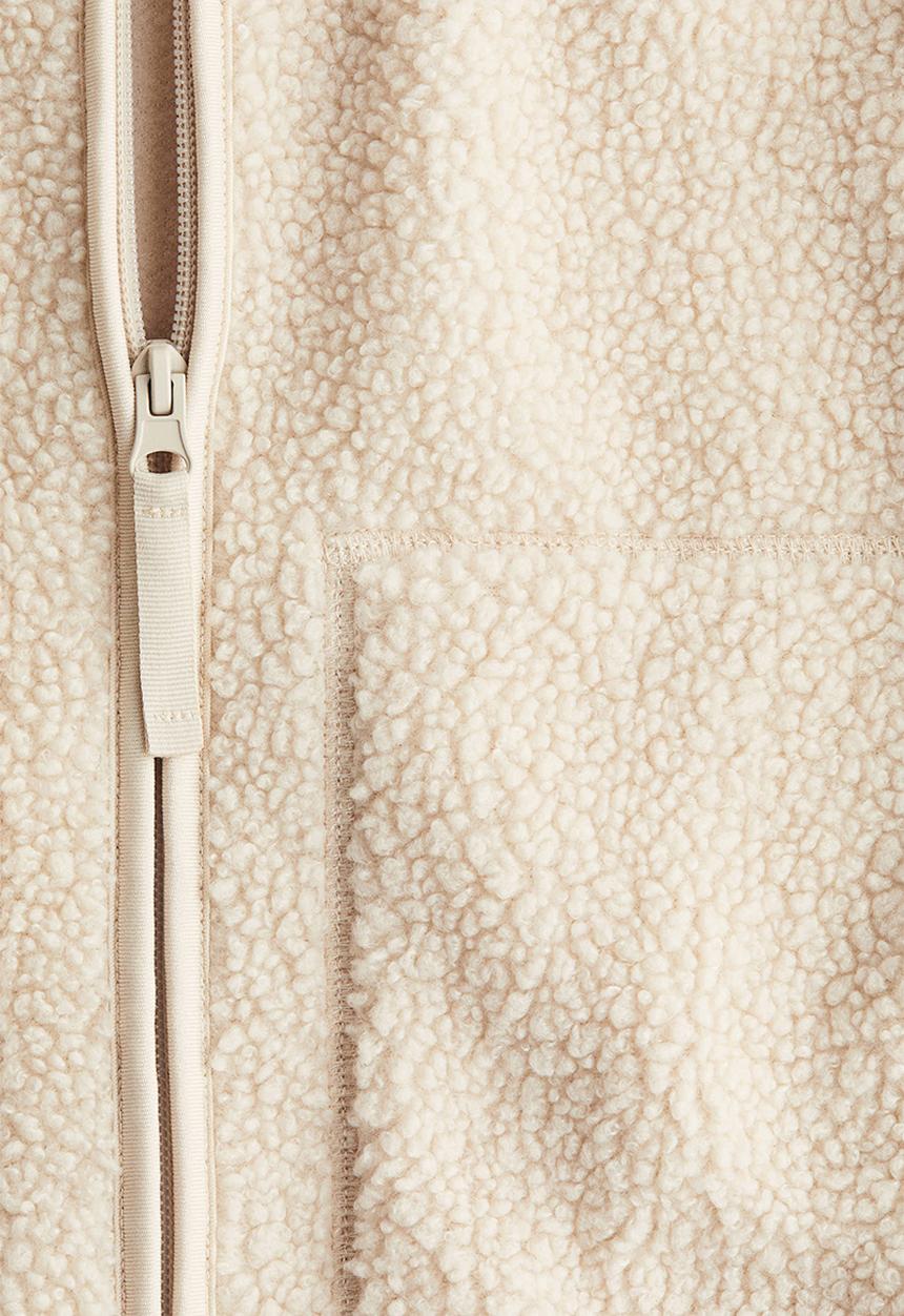 H&M - Teddy jacket - light beige