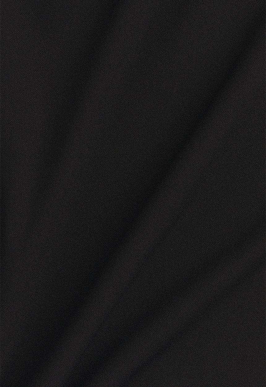 H&M - Wide jersey trousers - black