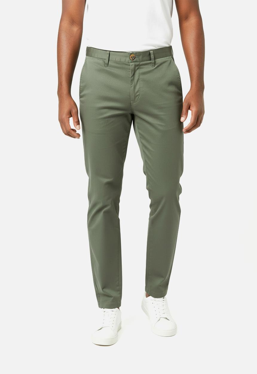 Venice Essential Slim Leg Chino - Green