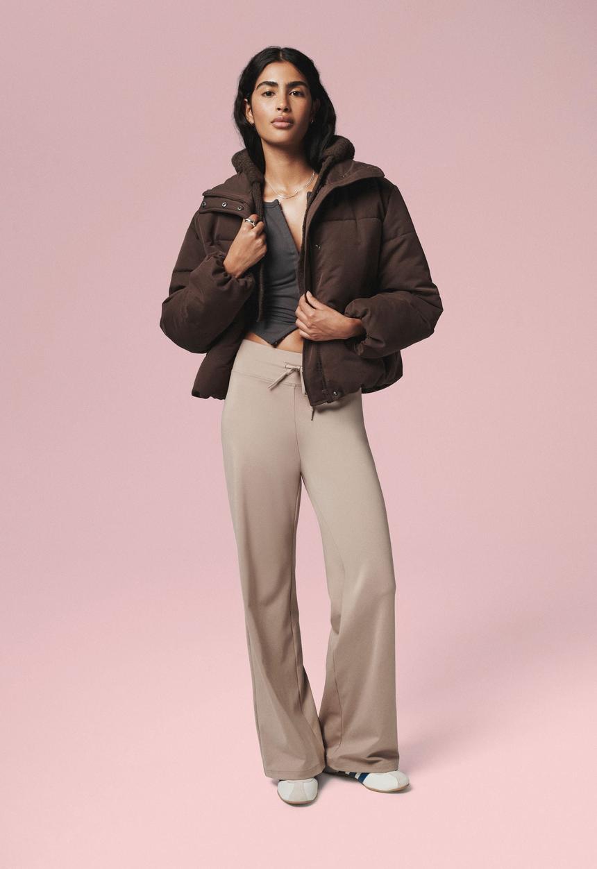 Cotton On - The Mother Puffer Soft Touch Jacket - French Roast